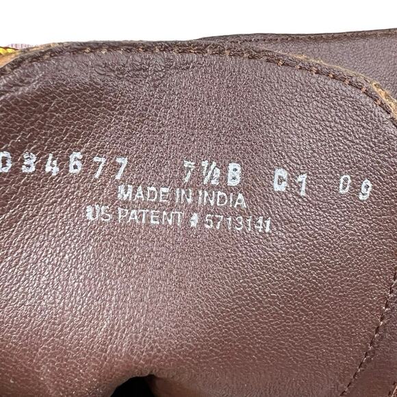 Cole Haan X NikeAir Brielle Tan Soft Leather Lace Up Chukka Boots Size US 7.5 - Picture 10 of 11